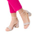 Sandali gioiello da donna con tacco a blocco 6 cm e strass Lora Ferres, Donna, SKU w042000766, Immagine 0